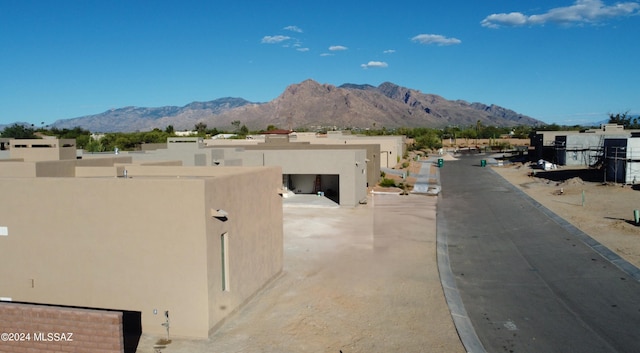 view of street featuring a mountain view