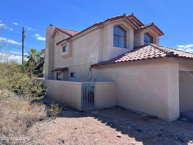 view of property exterior