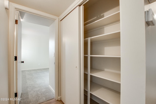 view of closet