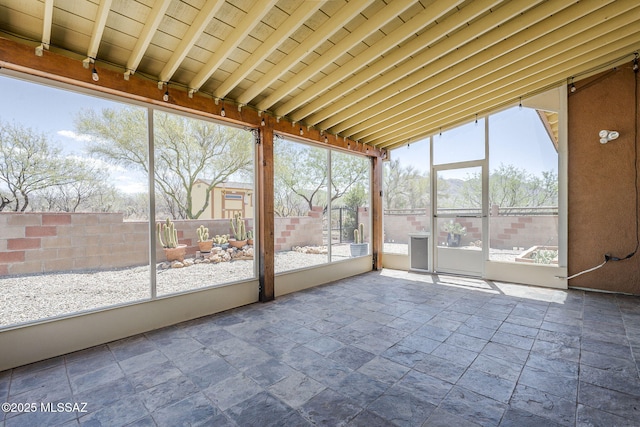 1888 Circulo Guatemala, Rio Rico, AZ 85648 - unfurnished sunroom with vaulted ceiling