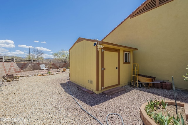1888 Circulo Guatemala, Rio Rico, AZ 85648 - view of shed with a fenced backyard