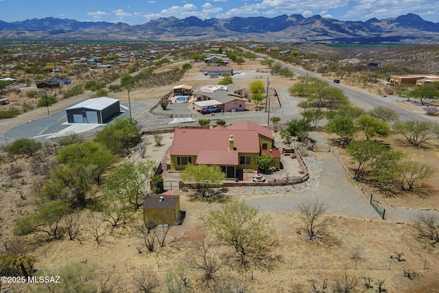 1888 Circulo Guatemala, Rio Rico, AZ 85648 - view from above of property with mountains
