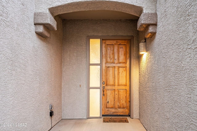 view of property entrance