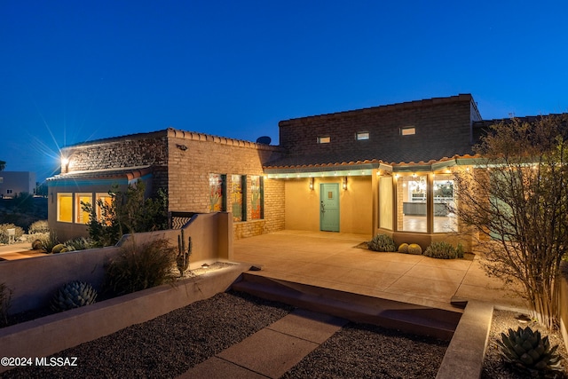 view of rear view of property