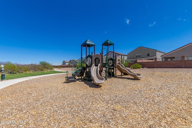 view of jungle gym