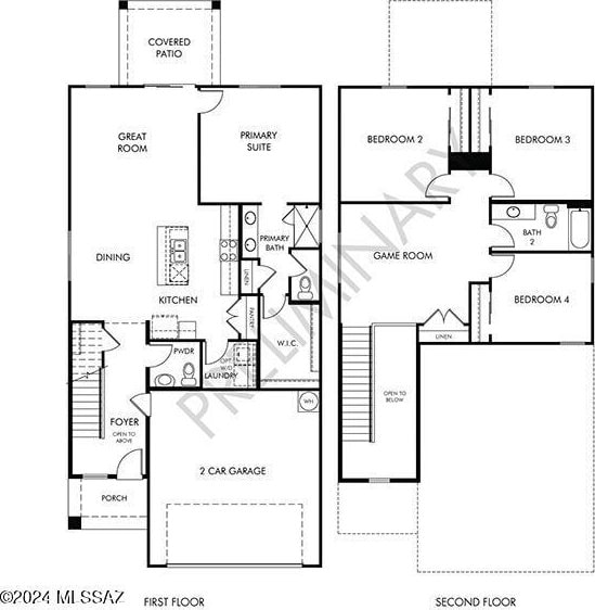 6951 W Star Garden Way, Tucson, AZ 85757 - home floor plan