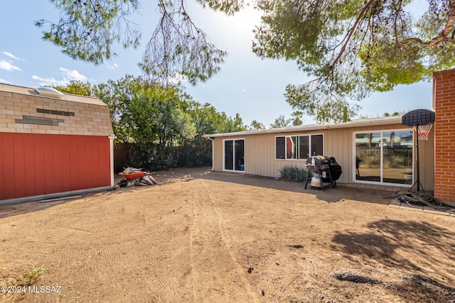 view of back of property