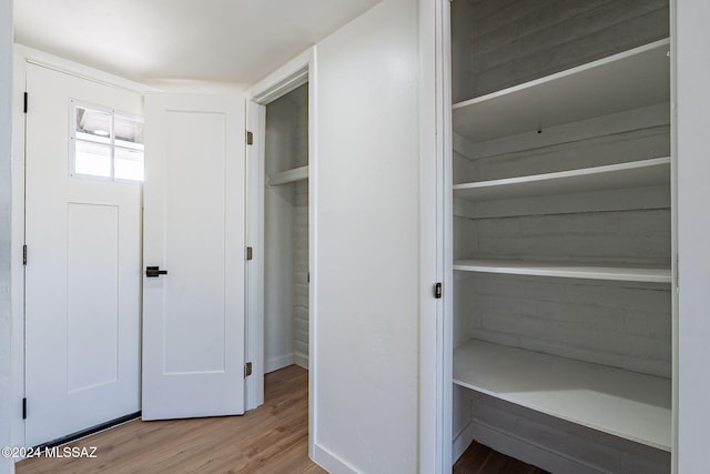 view of closet