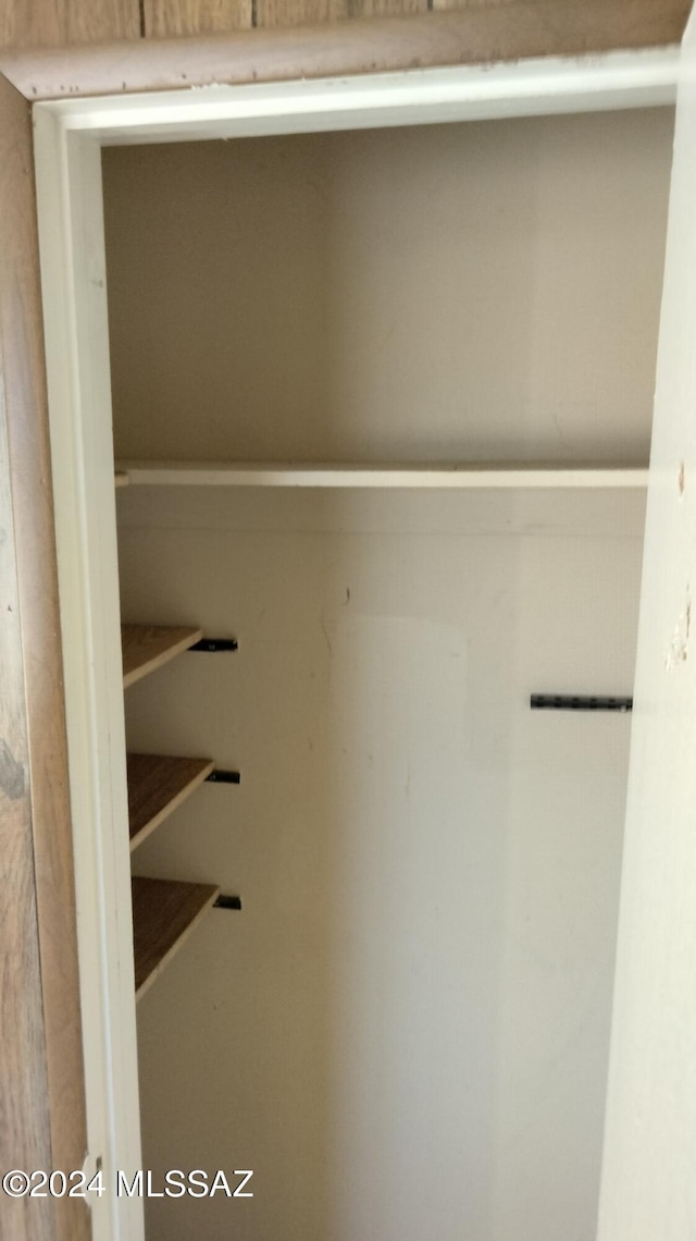 view of closet