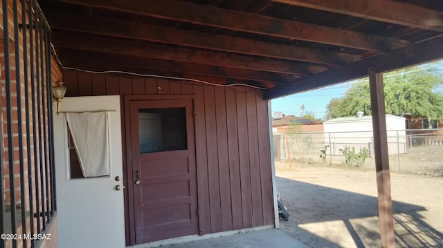 view of outbuilding