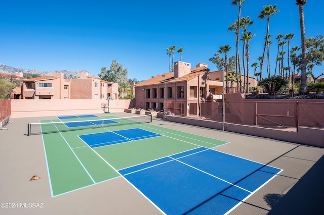 view of sport court with basketball court