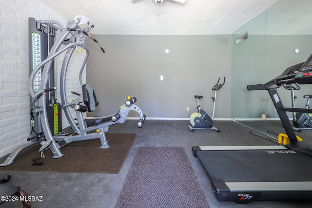 view of workout room