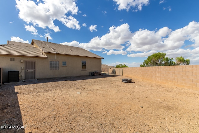 view of rear view of property