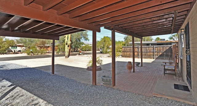 view of patio