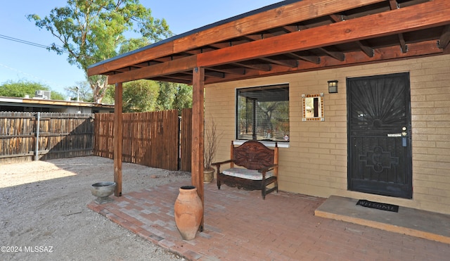 view of patio