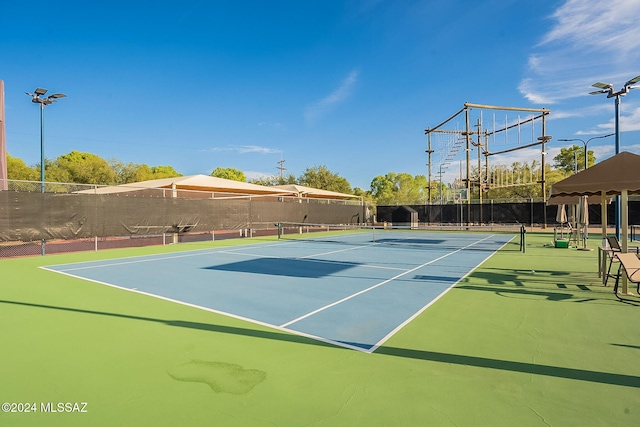 view of sport court