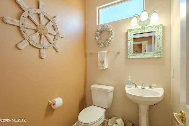 bathroom with toilet