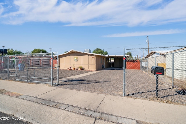 view of manufactured / mobile home