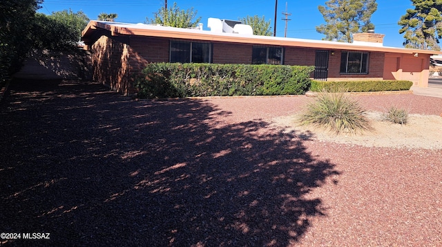 view of ranch-style home