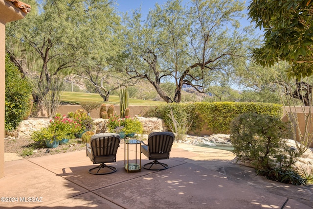 view of patio