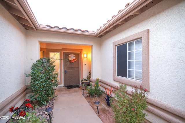 view of property entrance