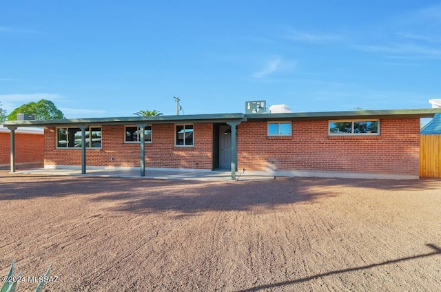 view of front of property with brick siding