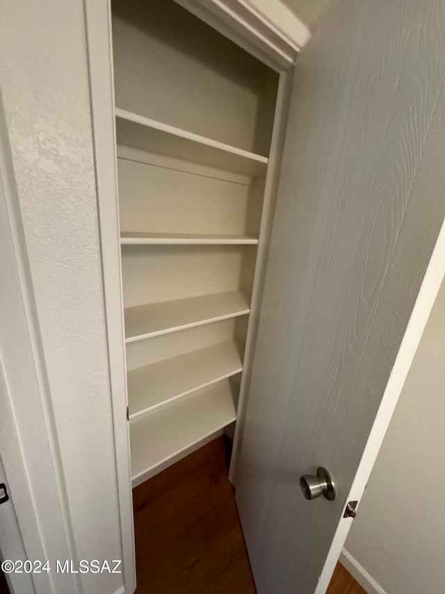 view of closet