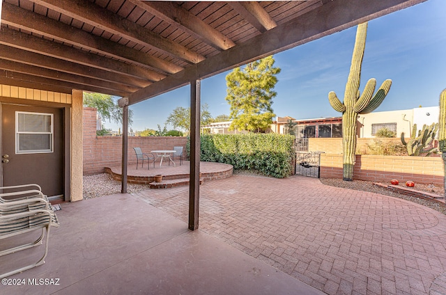 view of patio