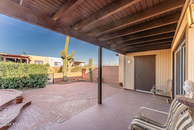 view of patio / terrace