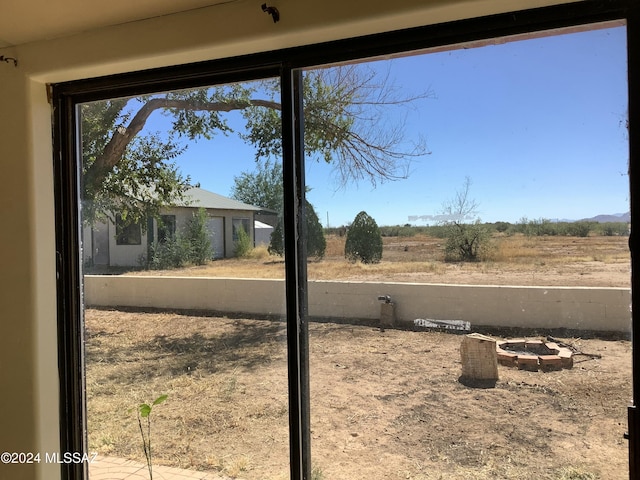 7857 W Winchester Easement, Willcox, AZ 85643 - interior space with a fire pit