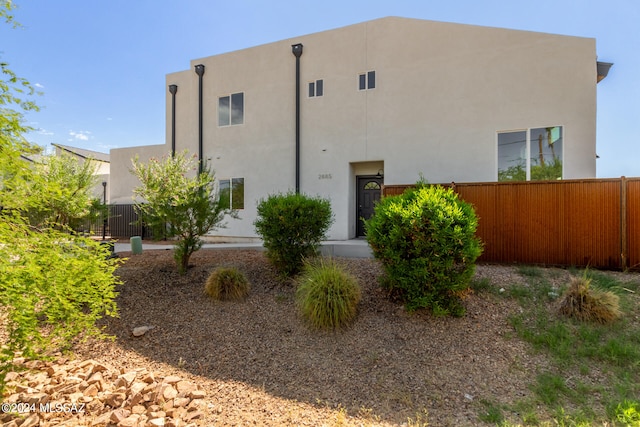 view of rear view of property