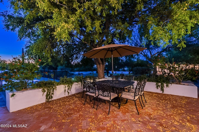 view of patio / terrace with outdoor dining space