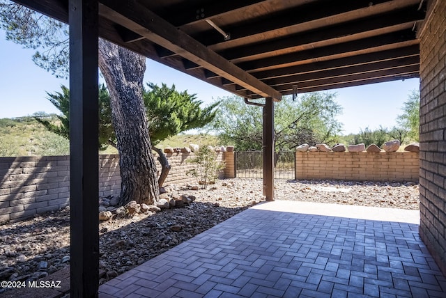 view of patio