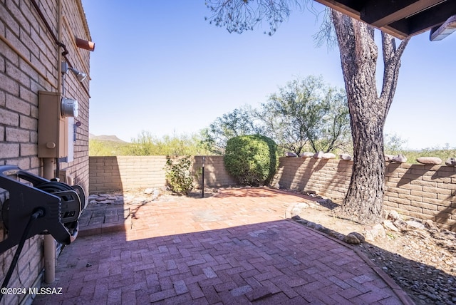 view of patio