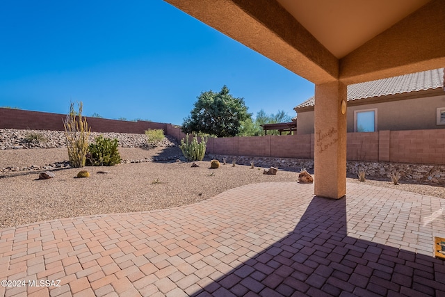 view of patio