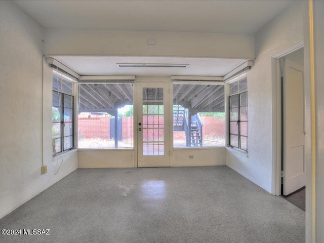 unfurnished room with a wealth of natural light