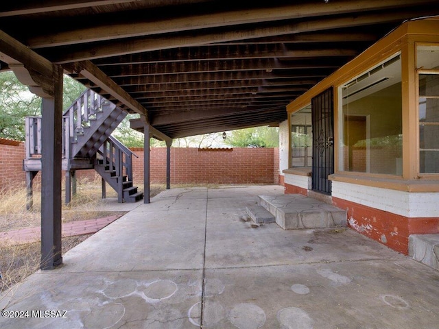 view of patio