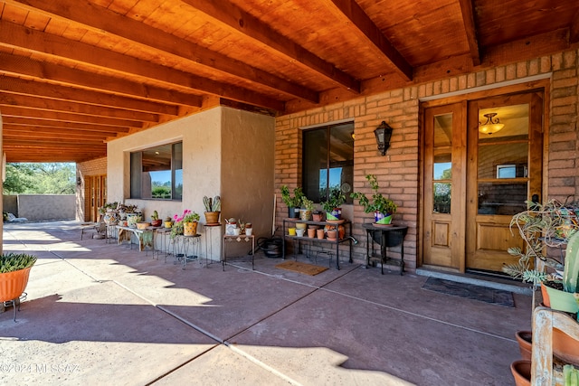 view of patio