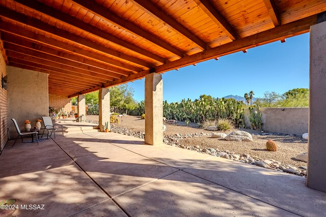 view of patio