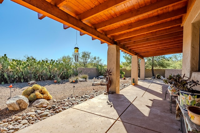 view of patio / terrace