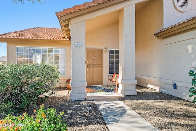 view of entrance to property