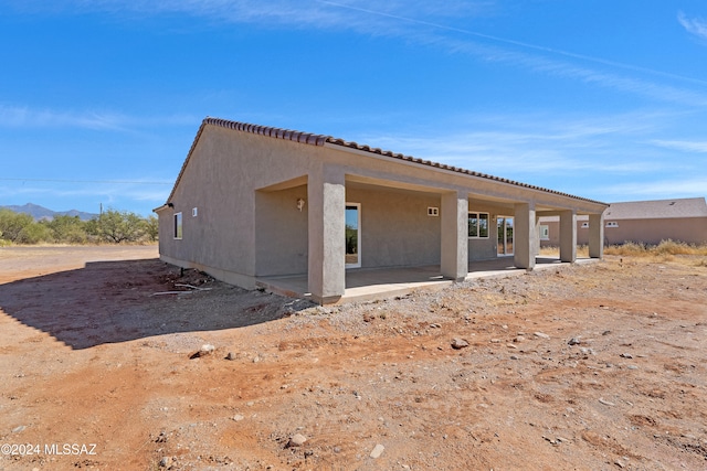 view of rear view of property