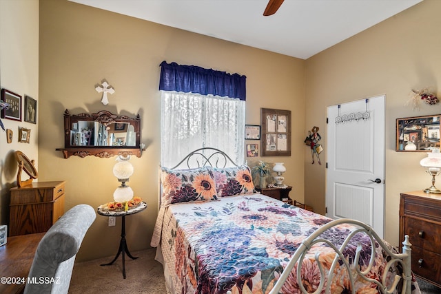 19931 S Sterling Ave, Mammoth, AZ 85618 - bedroom featuring ceiling fan and carpet
