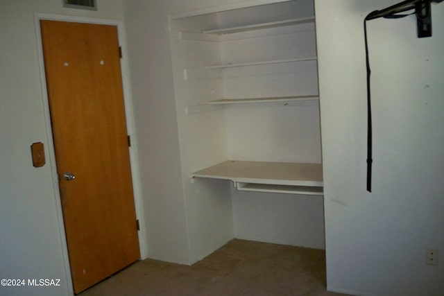 view of closet