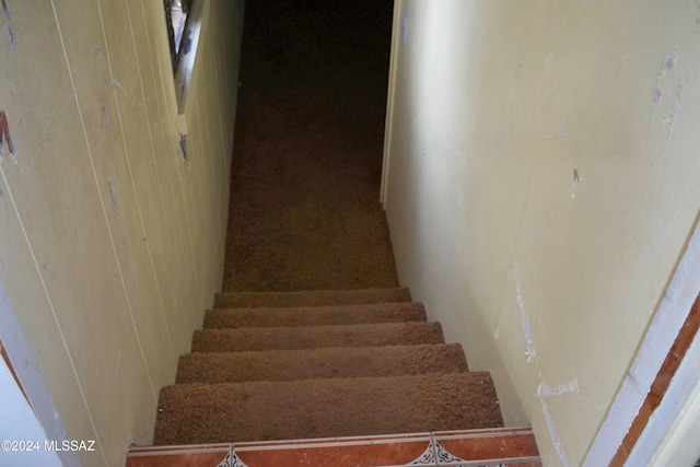 view of stairs