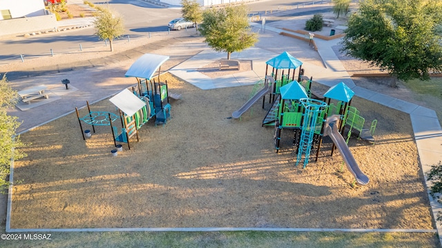 view of play area