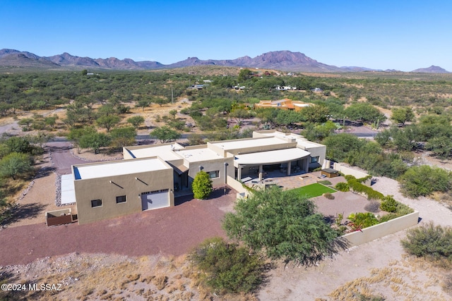 2321 Circulo De Anza, Tubac, AZ 85646 - view from above of property featuring a mountain backdrop