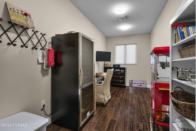 2321 Circulo De Anza, Tubac, AZ 85646 - office area featuring wood finished floors and baseboards