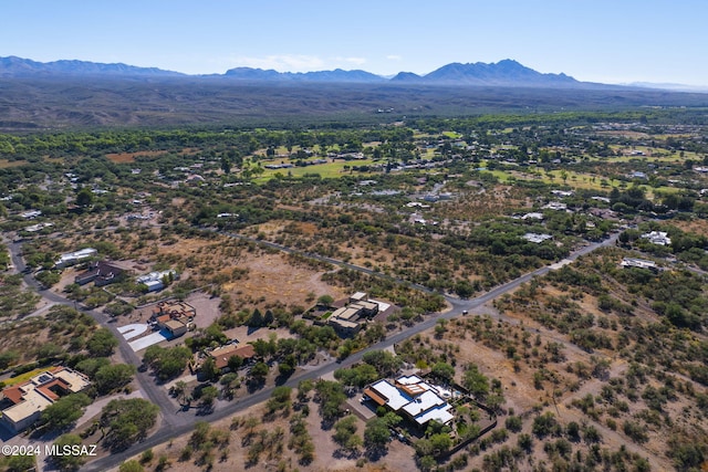 aerial view featuring a mountain view