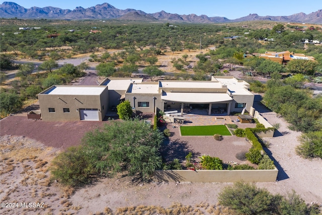 2321 Circulo De Anza, Tubac, AZ 85646 - view from above of property featuring a mountain backdrop